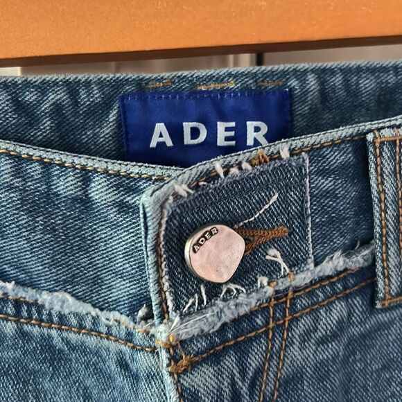 🎀 SSENSE ADER error workch blue jeans straight jeans nwot - Picture 7 of 16
